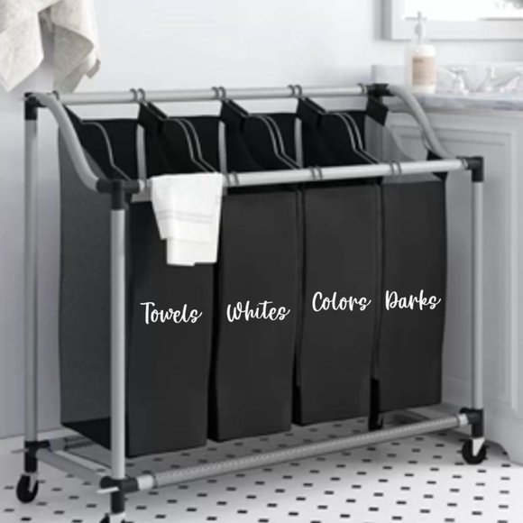 Storage & Organization | Custom Iron On Laundry Basket Labels | Poshmark